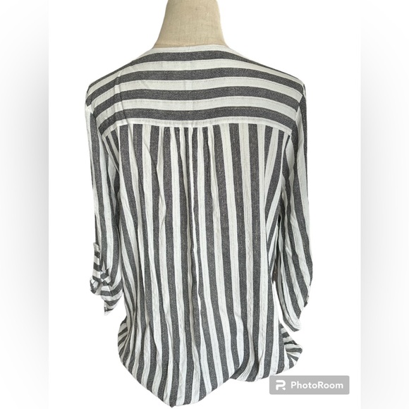 Faith and Joy Striped Blouse - Picture 2 of 7